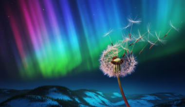 Pusteblume: Wenn der Himmel spricht: Polarlichter über Österreich