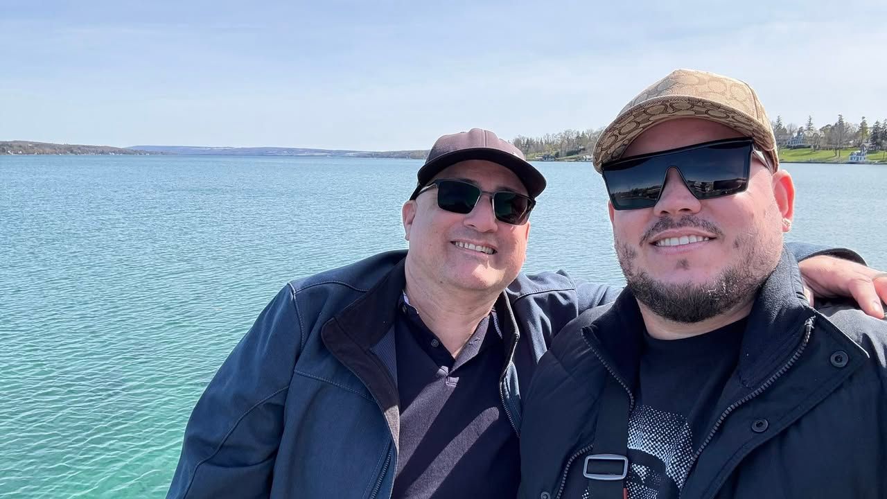 Yannier Vazquez Hidalgo and his husband Alex Ramirez Gonzalez