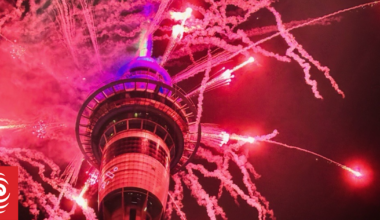 Wild weather hasn't dampened New Year celebrations