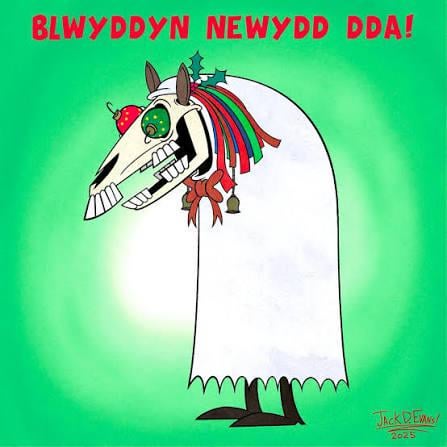 Putting in early, Blwyddyn Newydd Dda! Happy New year to all! 🎉🕛🍾🥂🍻🥳✨️🫶🏻