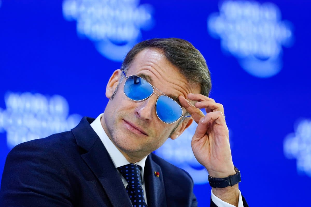 Emmanuel Macron is one of the few world leaders who have said early on they will not join the board of peace (Copyright 2026 The Associated Press. All rights reserved.)