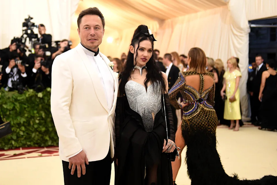 Grimes said on X this week that screen time for their three kids is 'a huge debate' with former partner Elon Musk (Getty Images)
