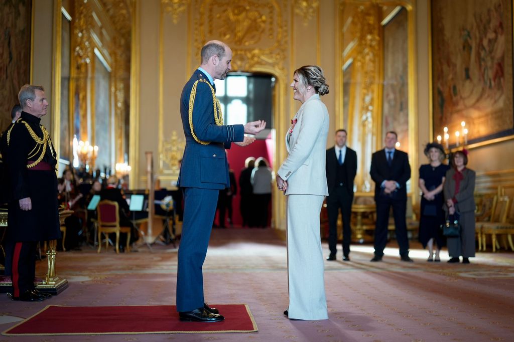 Prince William awarded Millie Bright with her OBE