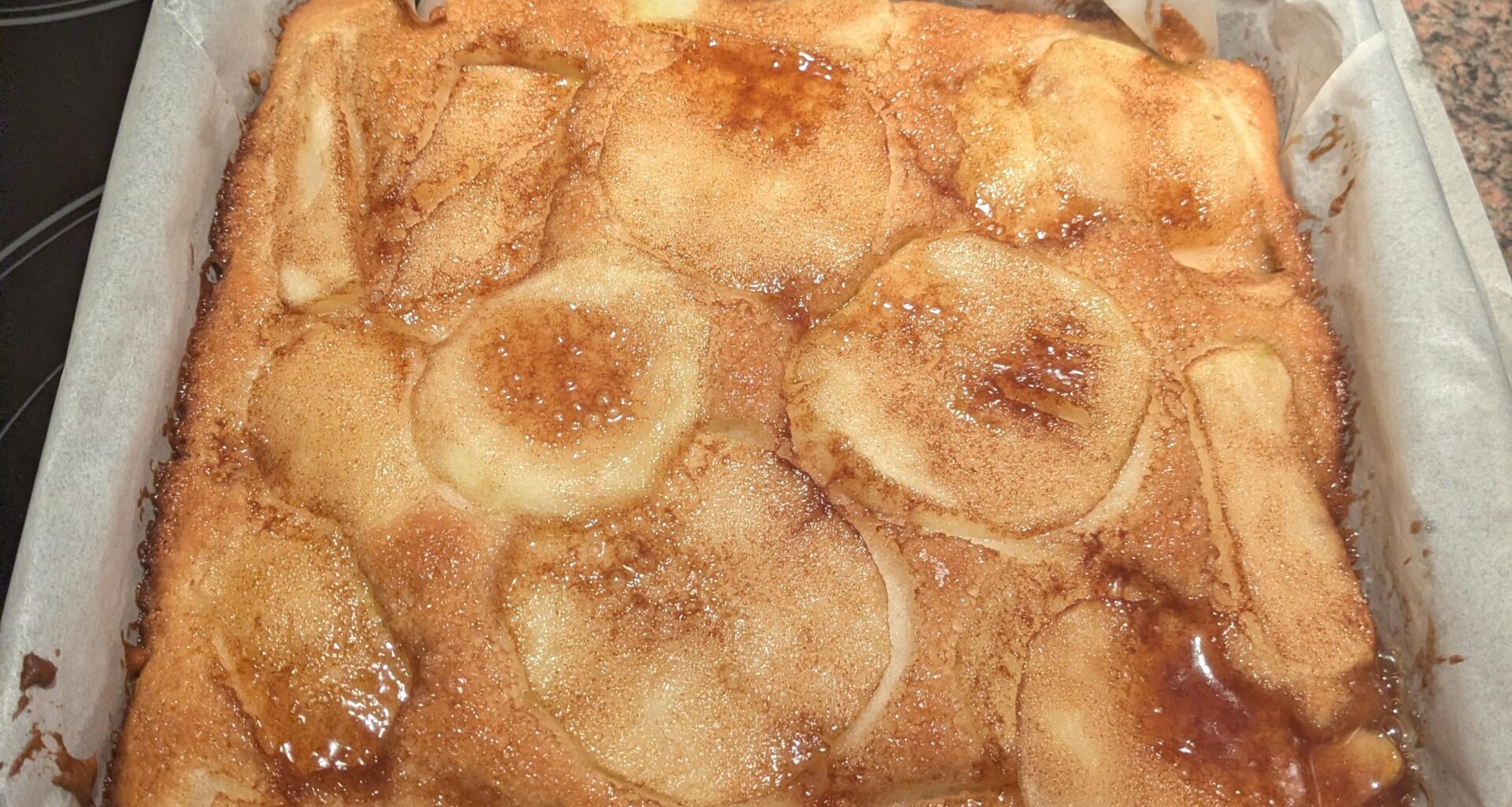 Made apple kuchen!