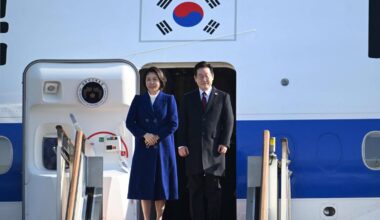 South Korea's Lee lands in China, hoping to sidestep Taiwan tensions