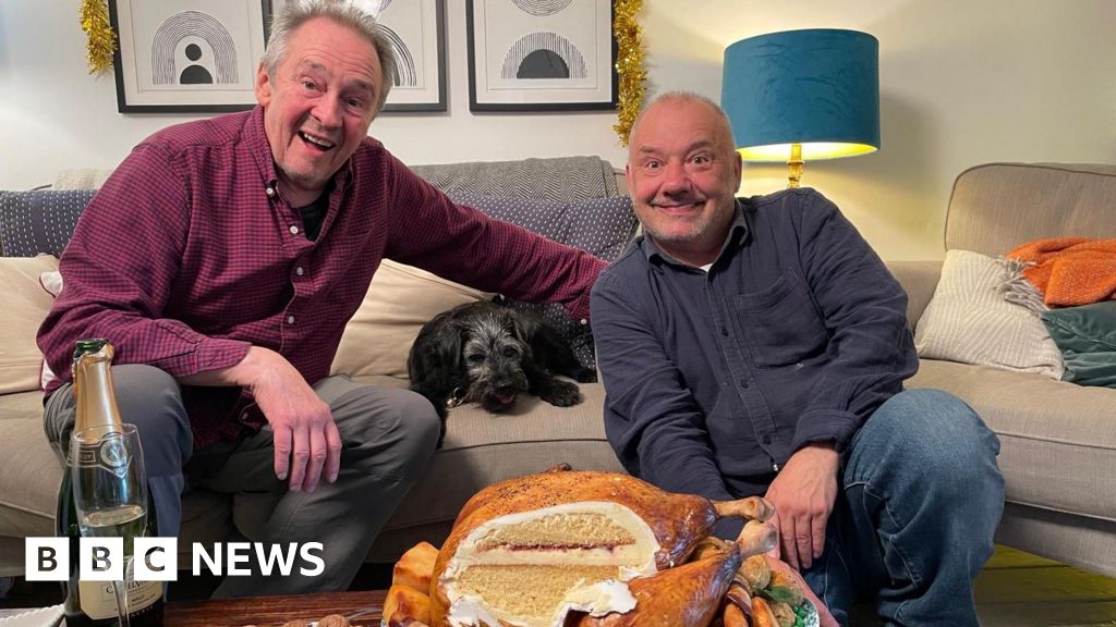 Gone Fishing team pranked with roast turkey cake made in Cornwall