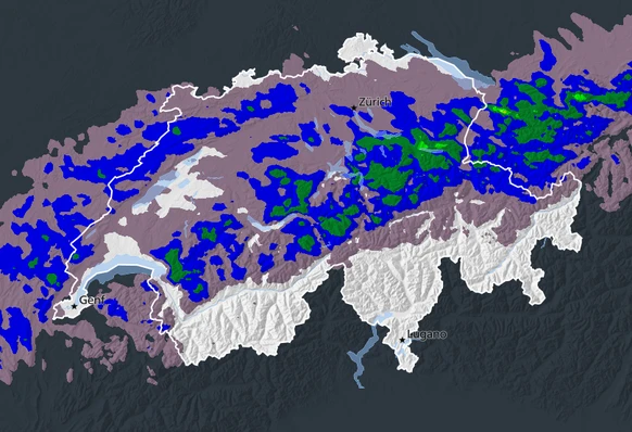 Schnee Niederschlag Meteoschweiz 2.1.26