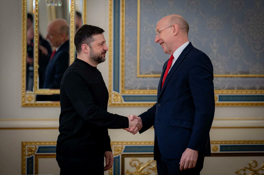 Zelensky and Hill in Kiev, Photo: Reuters