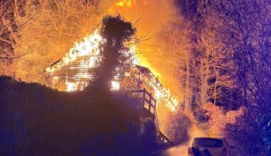 Une maison entièrement détruite par un incendie à Hastière