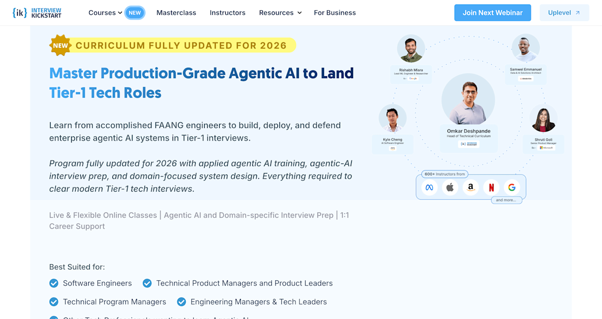 Agentic AI Training Program for Engineers and Tech Leaders in USA