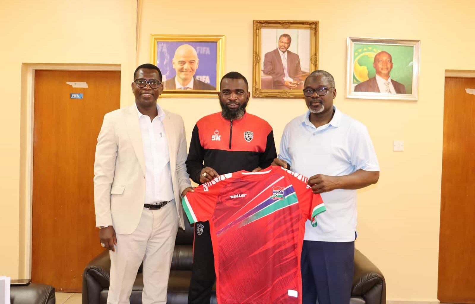 Gambia FA President meets audience from United Kingdom