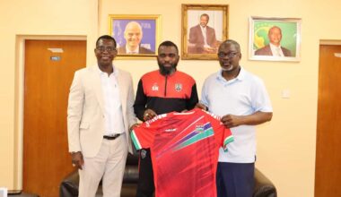 Gambia FA President meets audience from United Kingdom