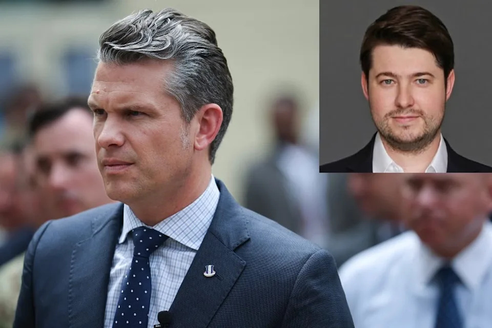 Justin Fulcher, a senior Pentagon staffer and adviser to Pete Hegseth, has been ousted from the role, six months after the former Fox News personality took office. (Getty Images / @JustinFulcher X)
