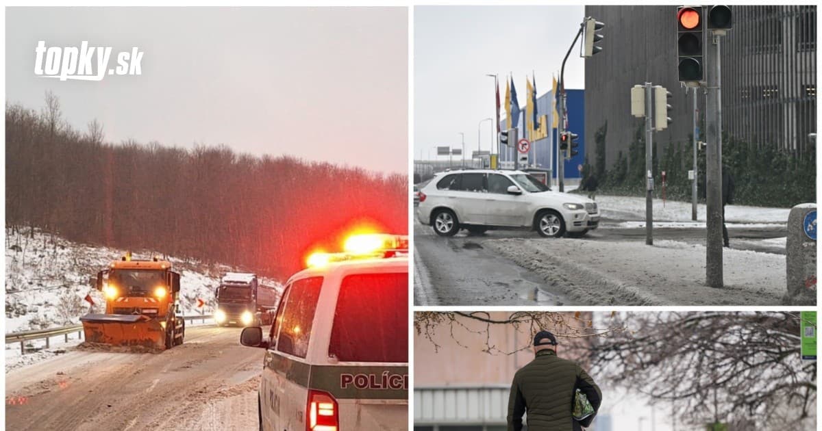 POĽADOVICA potrápi celé Slovensko, hlásia komplikácie! Prichádza ZMENA v počasí