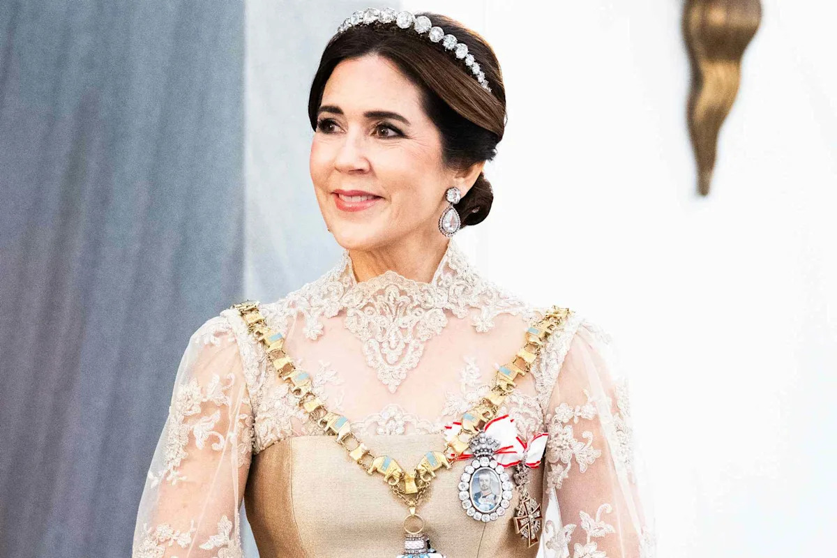 Queen Mary of Denmark Rings in the New Year in a Unique Tiara That Was Created from a Diamond Belt