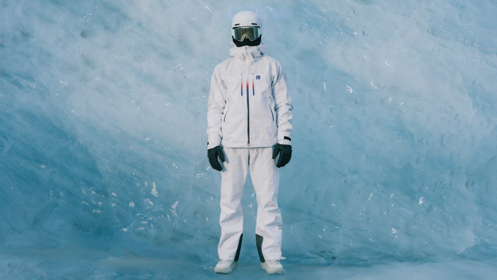 The 66°North uniform designed for Team Iceland for the Milano Cortina 2026 Olympic, Paralympic Winter Games.