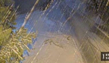 Ponekod po Sloveniji sneži - RTV SLO