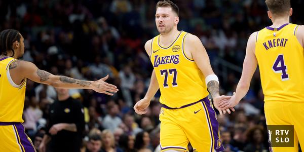 Dončić in James v zadnji četrtini preprečila presenečenje v New Orleansu