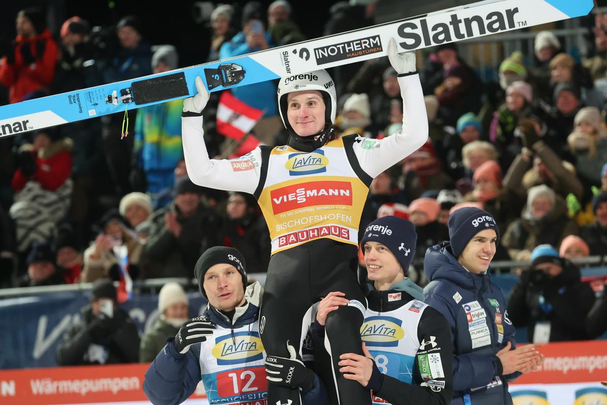 Domen Prevc je brez dvoma skakalni kralj te zime. Foto: EPA Domen Prevc je brez dvoma skakalni kralj te zime. Foto: EPA
