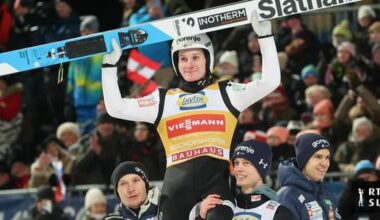 Domen Prevc po novem zlatu le še dva koraka od popolne sedmice