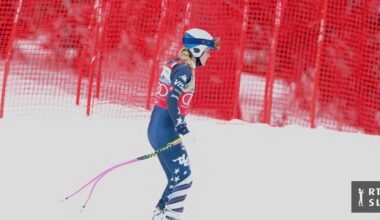 Po treh grdih padcih – v ograji pristala tudi Lindsey Vonn – smuk odpovedan