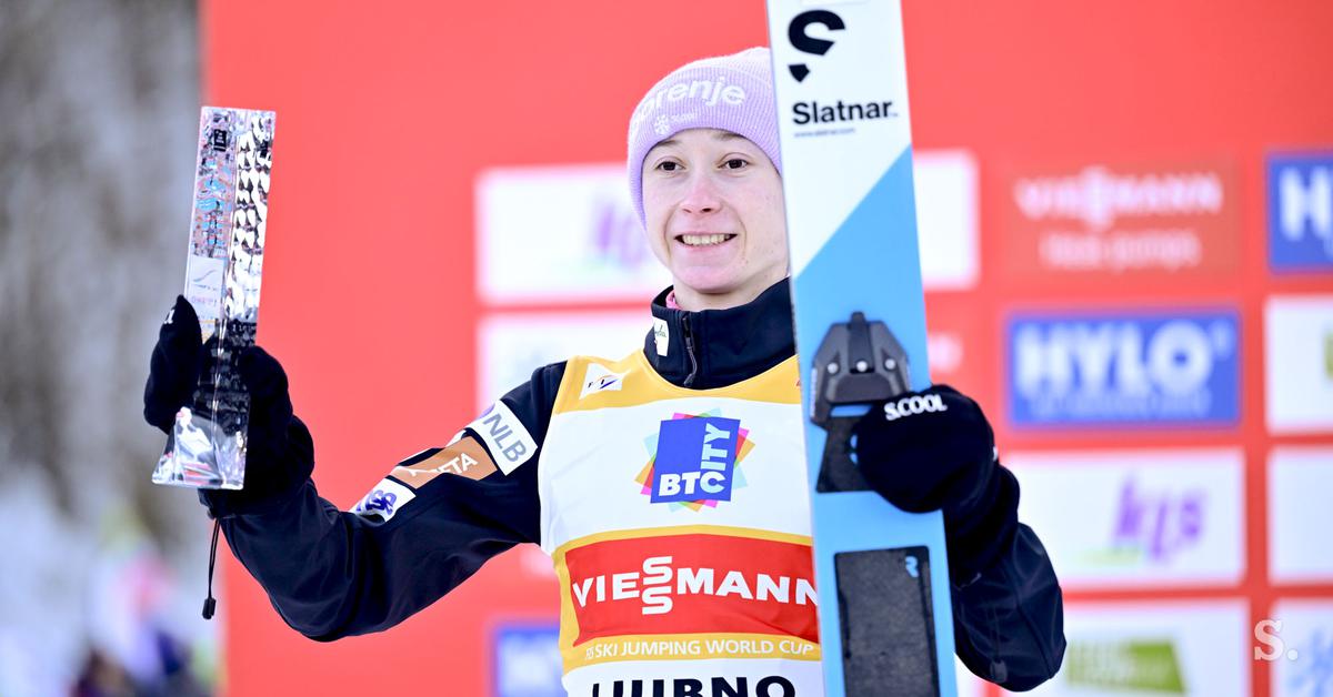 Nika Prevc kljub vetrovni loteriji do druge zmage na Ljubnem