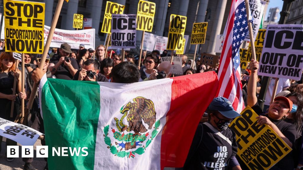 Which other US cities have joined LA in protesting over immigration raids?