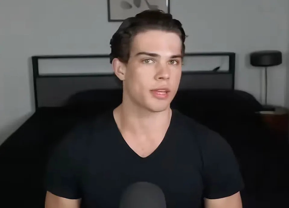 Braden Peters aka Clavicular, is one of the foremost influencers pushing the ‘looksmaxxing’ trends as a way of young men making themselves more attractive to women (YouTube/ Clavicular)