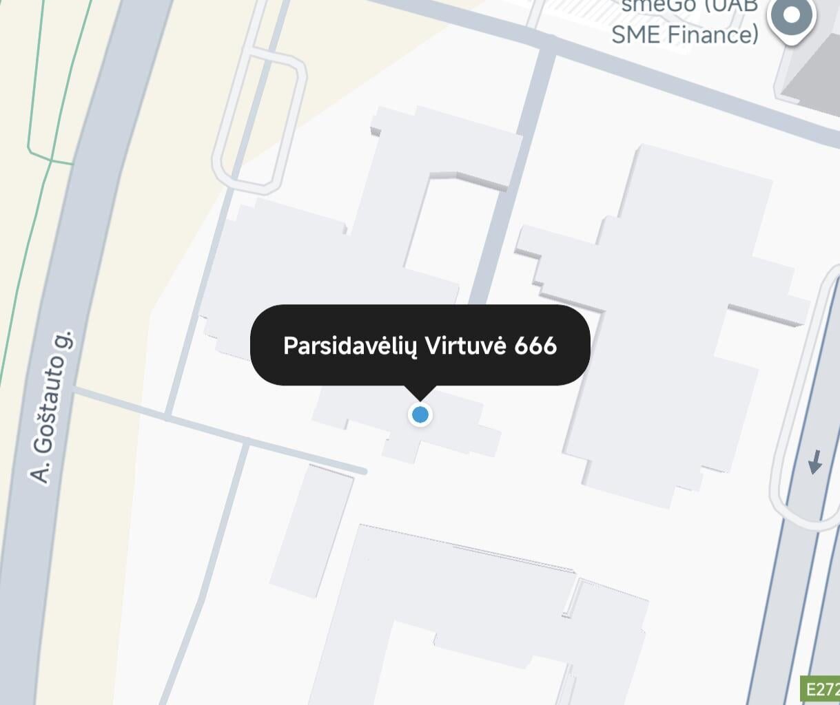 Seimo pavadinimas per Wolt programėlę