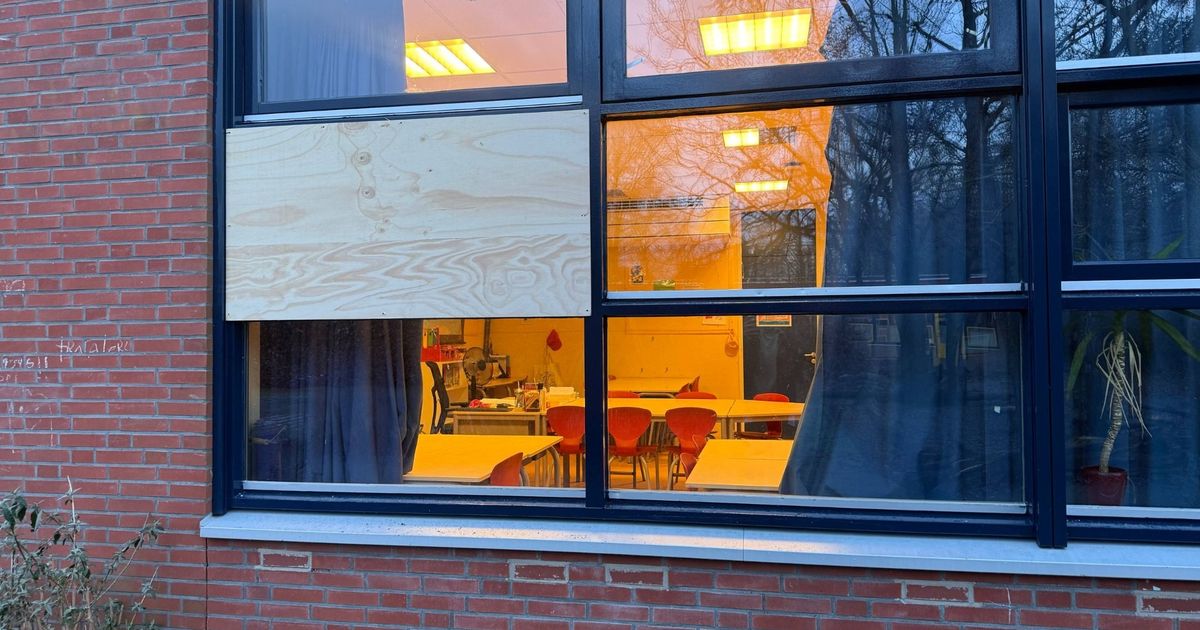 Ravage aangericht in nieuwkomersschool Lewenborg tijdens jaarwisseling