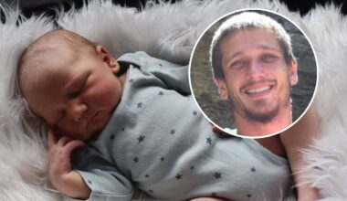 ‘My final gift from you’: Grieving partner gives birth to sand dune tragedy victim Kane Watson’s baby