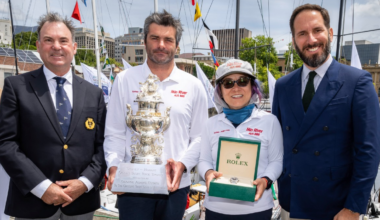 Chinese-born skipper becomes first female winner of Australia's most prestigious yacht race