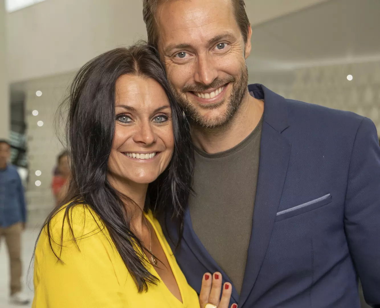 STYRTE SHOWET: Katrine Moholt var programleder for «Skal vi danse» i både 2018 og 2019 sammen med Anders Hoff. Foto: Morten Eik / Se og Hør