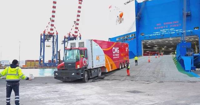 CMG broadcast vehicles arrive in Italy for 2026 Winter Olympics coverage