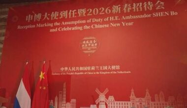 Chinese Embassy in the Netherlands hosts reception to celebrate upcoming Spring Festival