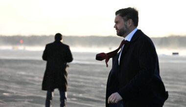 Vance in Minneapolis. 3 arrested in church protest