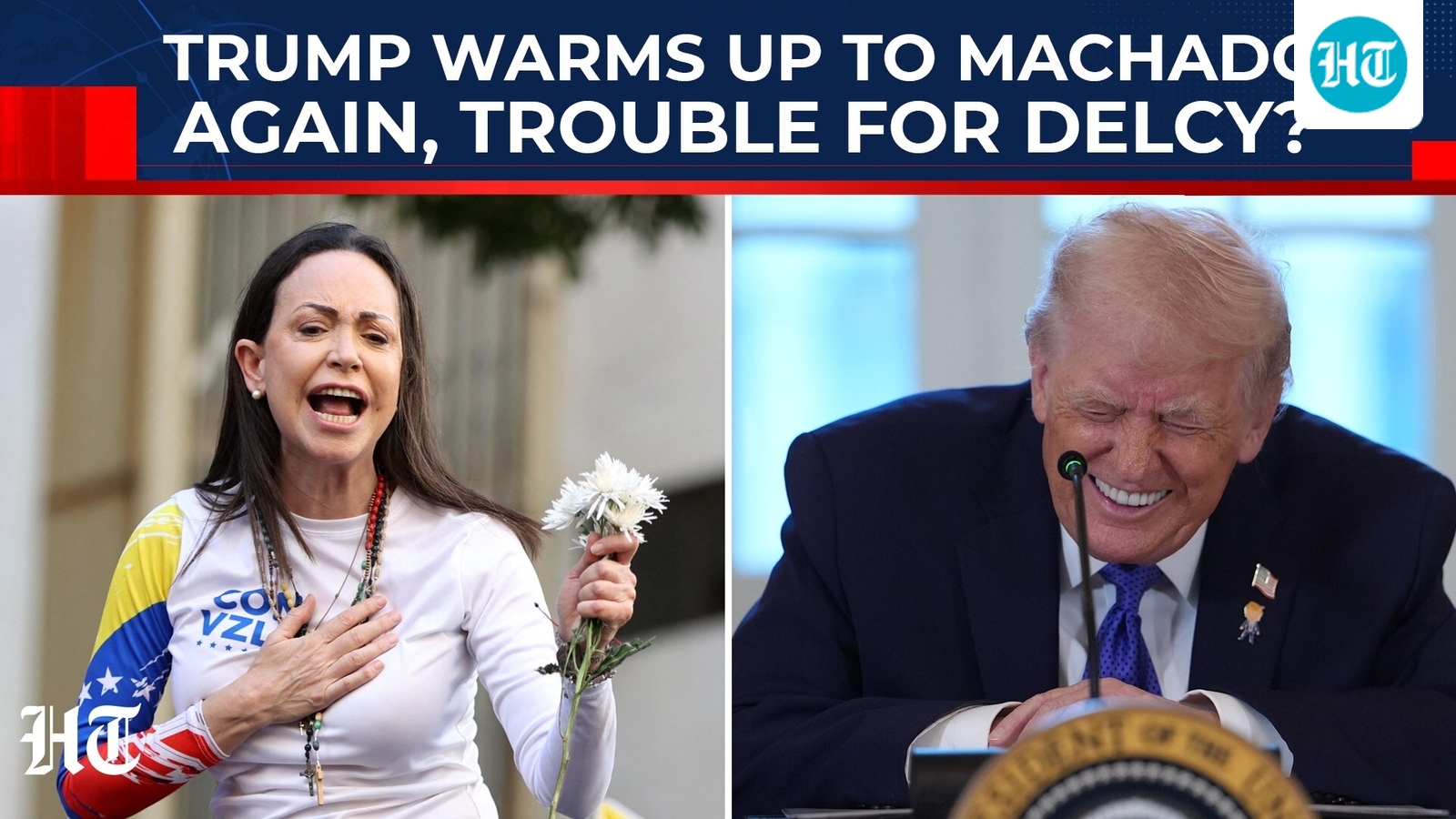 Trump ready to accept Machado's Nobel peace prize bribe, in return POTUS to gift her. . . ?