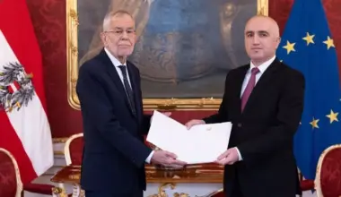 Tajik Ambassador Presents Credentials to Austrian President