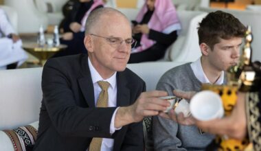 Ambassadors of Austria and Switzerland Visit King Abdulaziz Falconry Festival 2025