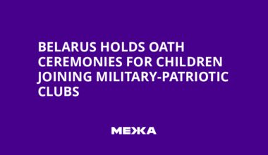 Belarus Holds Oath Ceremonies for Children Joining Military-Patriotic Clubs | Ukraine news