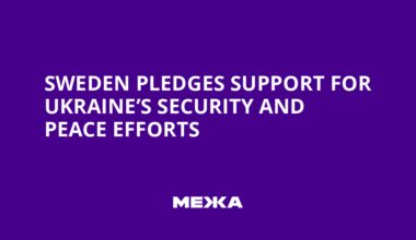 Sweden Pledges Support for Ukraine’s Security and Peace Efforts | Ukraine news