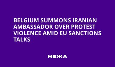 Belgium summons Iranian ambassador over protest violence amid EU sanctions talks | Ukraine news