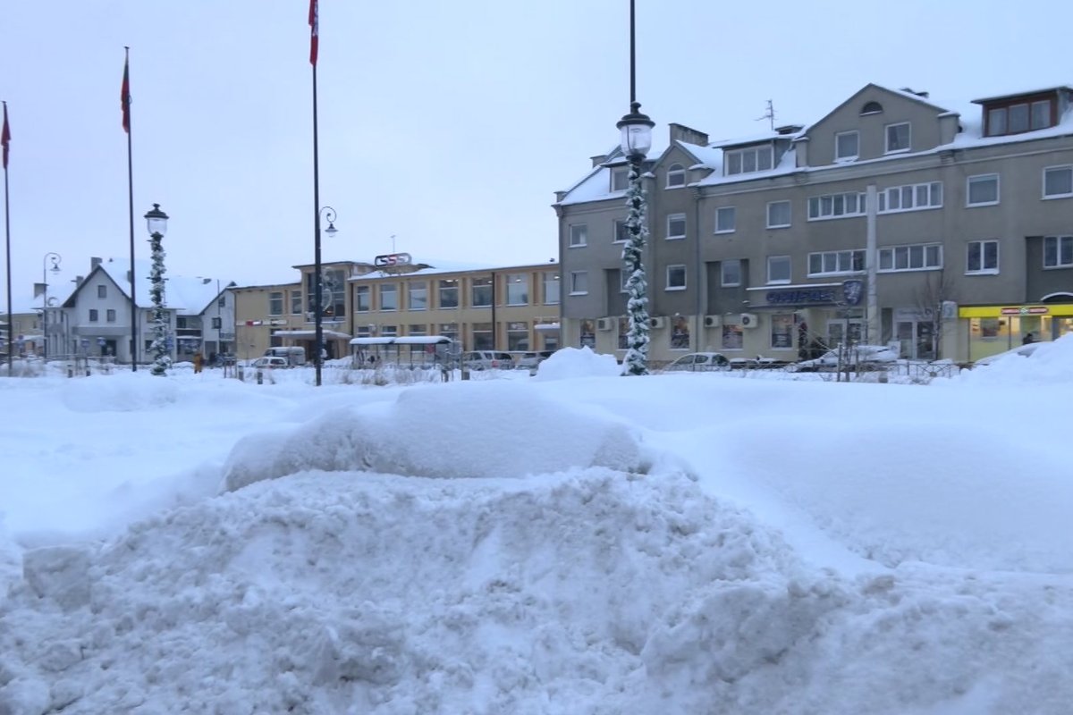 Stichinė nelaimė: Lietuva vaduojasi iš kalnų sniego