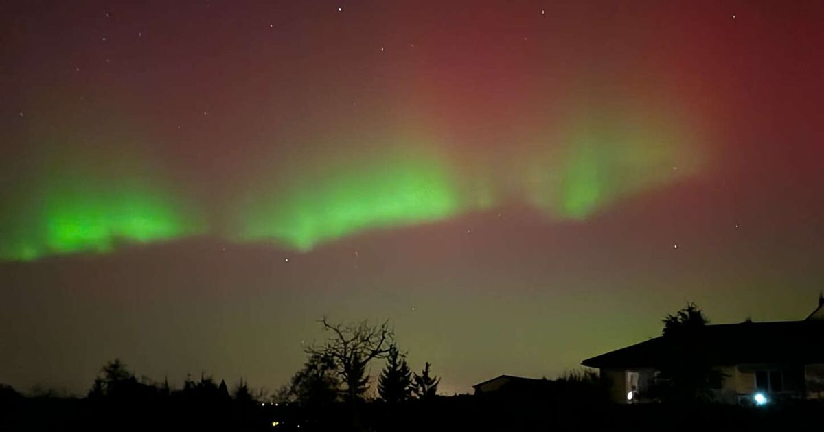 FOTO: Polární záře nad Českem