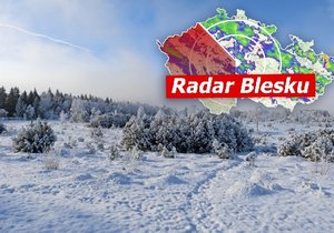 Leden v Krušných horách.