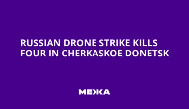 Russian Drone Strike Kills Four in Cherkaskoe Donetsk | Ukraine news