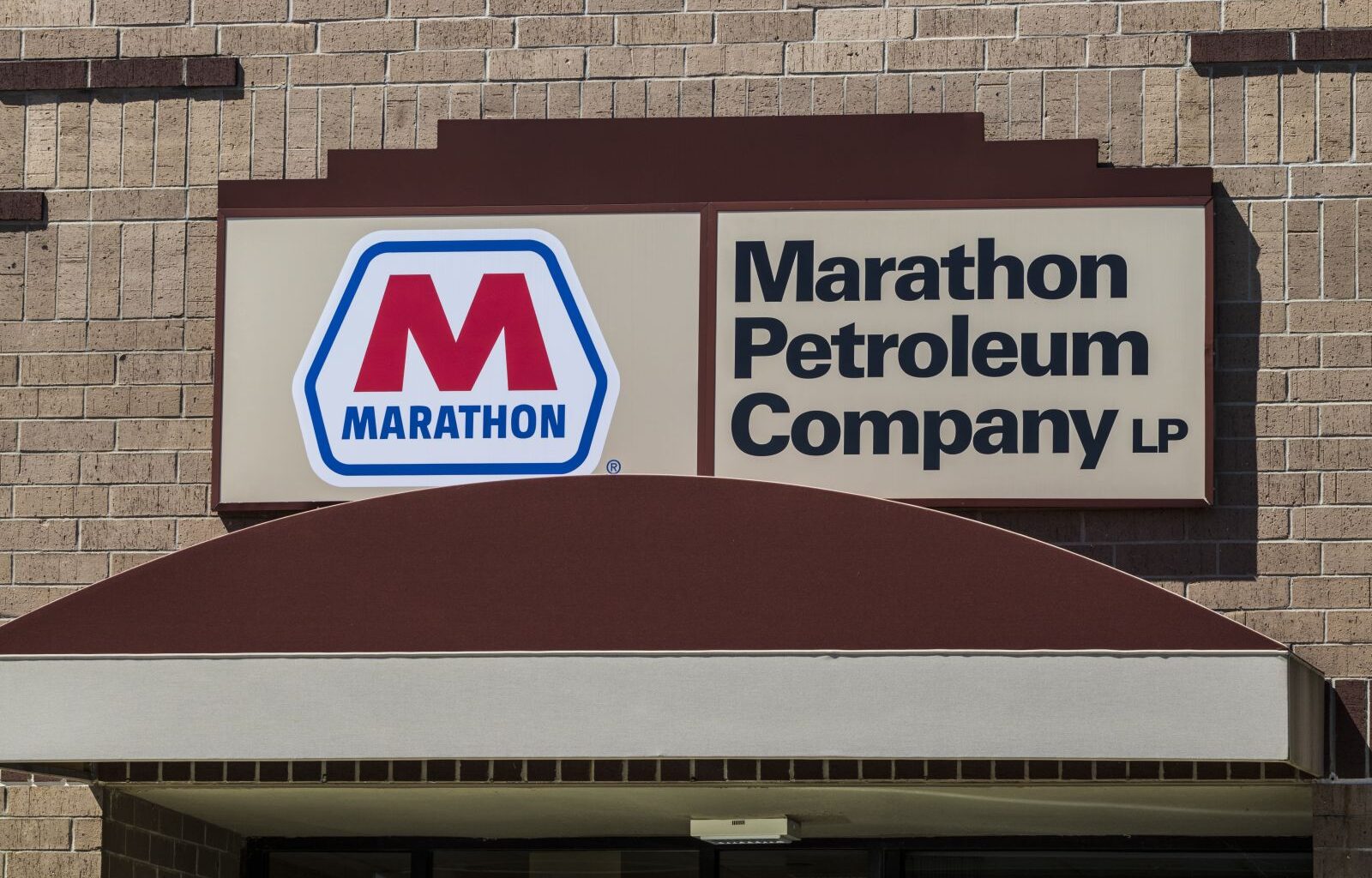 A company logo for Marathon Petroleum by Jonathan Weiss via Shutterstock