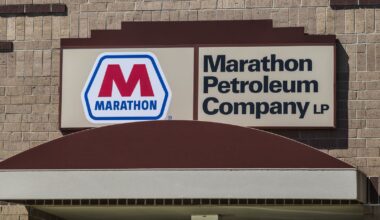 A company logo for Marathon Petroleum by Jonathan Weiss via Shutterstock