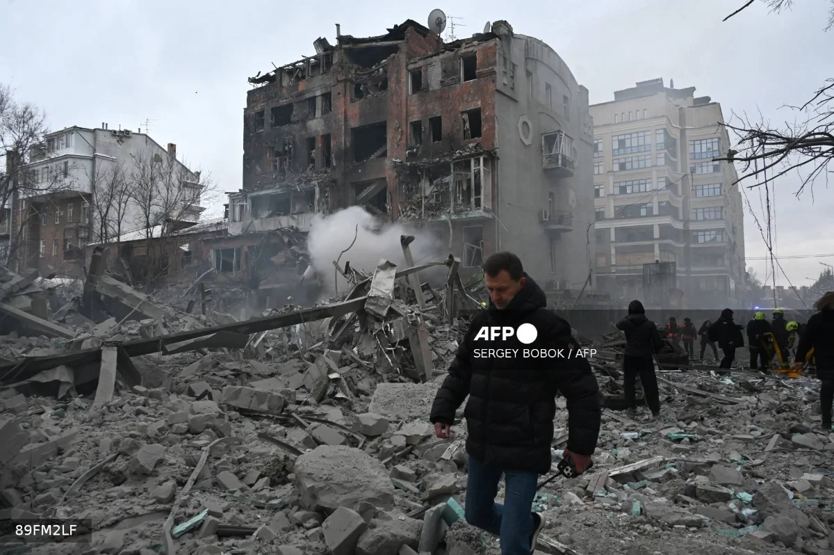 Russian drone strike kills woman in Ukraine's Kharkiv