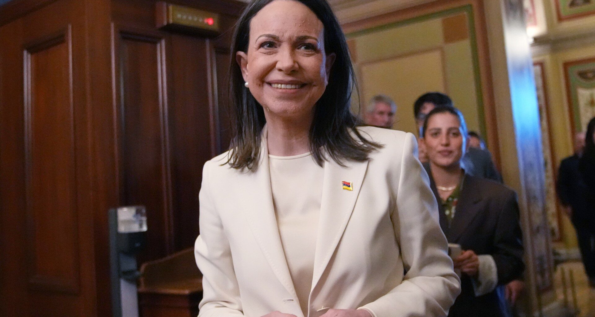 Trump welcomes Venezuela’s Maria Corina Machado in closed-door meeting | Donald Trump News